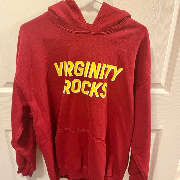 Danny Duncan Virginity Rocks Burgundy Hoodie - Picture 2 of 4